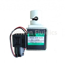 20PSI 12VDC ID 6mm OD 9mm Silicone Tube NC Solenoid Pinch Valve